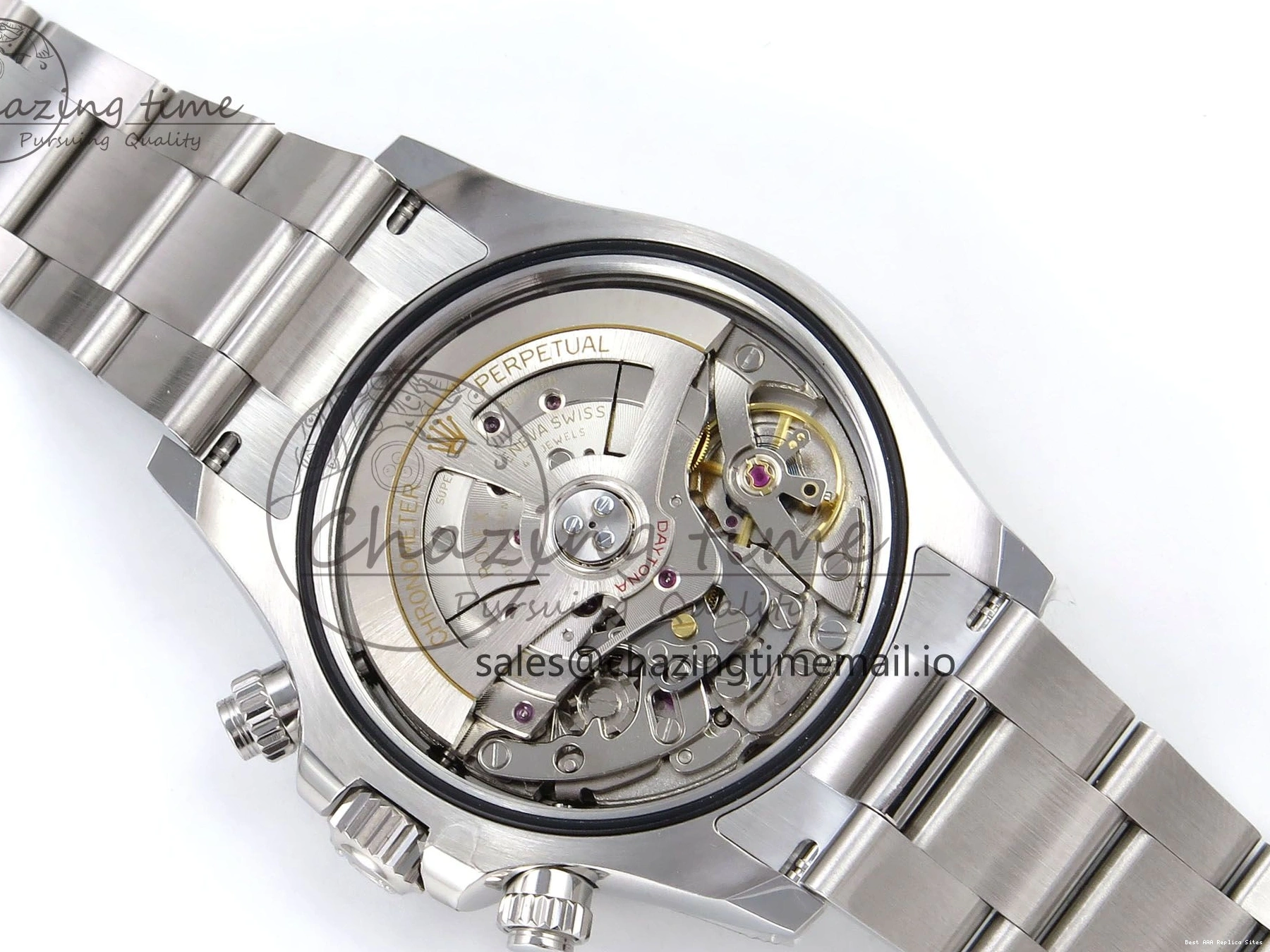 AAA Replica Watches SS SA EWEF 126500 Best White Dial Youthful Bracelet on Steel 1181 Edition Daytona 1:1 904L 0106